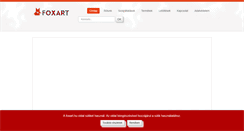 Desktop Screenshot of foxart.hu